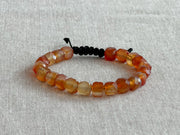 Men's Carnelian Adjustable Bracelet