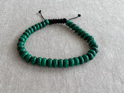 Men's Malachite Adjustable Bracelet