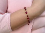 Ruby and Garnet Bracelet