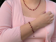Ruby and Garnet Bracelet