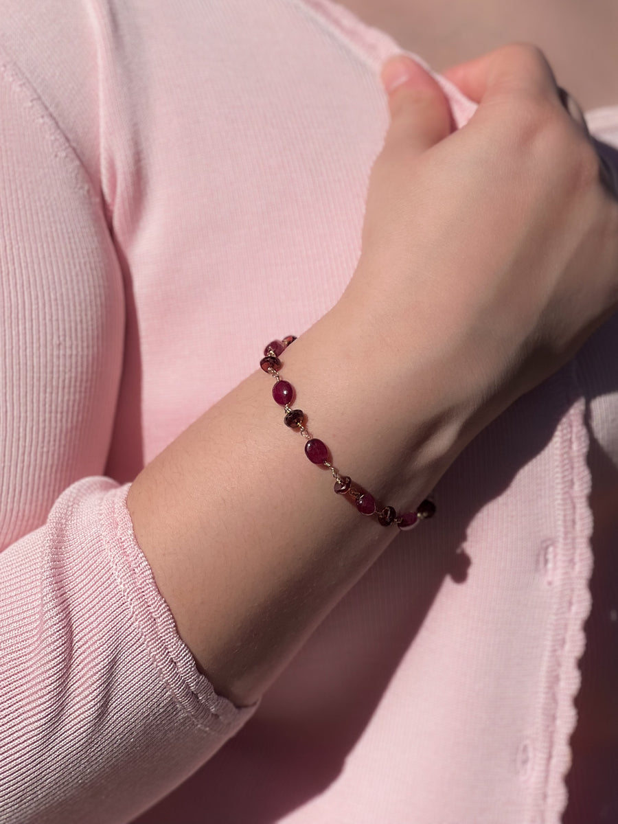 Ruby and Garnet Bracelet