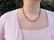 Ruby and Garnet Necklace