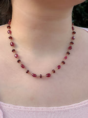 Ruby and Garnet Necklace