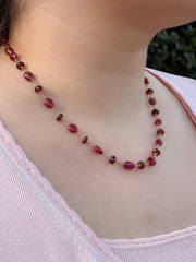 Ruby and Garnet Necklace