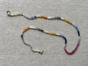 Multi-Colored Sapphire Necklace, AAA+