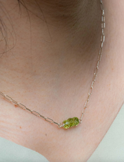 Peridot Dainty Necklace