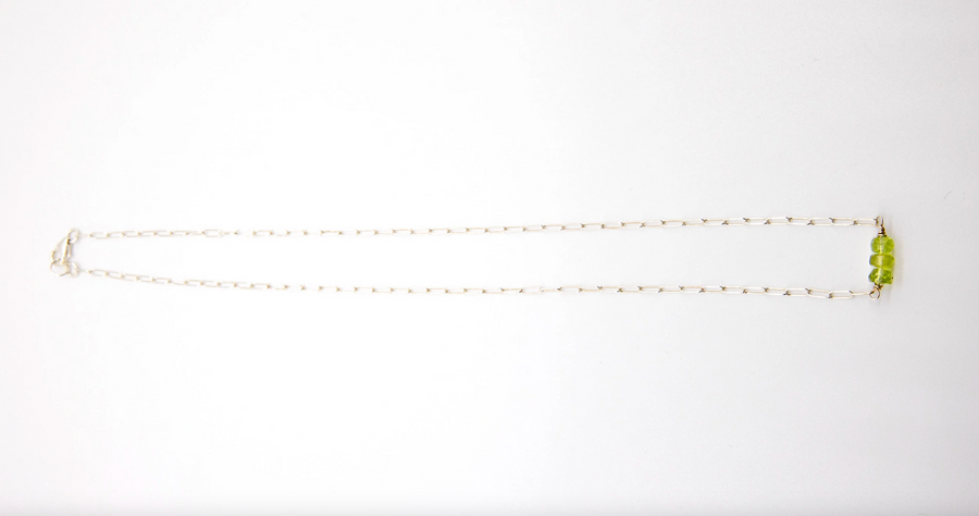 Peridot Dainty Necklace