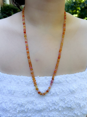 Sapphire Necklace, Padparascha Sapphires