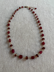Ruby and Garnet Necklace