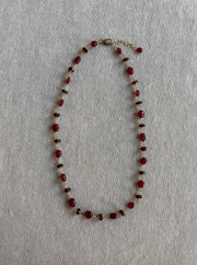 Ruby and Garnet Necklace