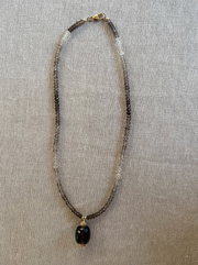 Smoky Quartz Necklace with Smoky Quartz Pendant