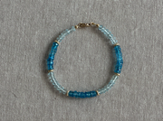 Blue Topaz Segments Bracelet