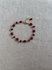 Ruby and Garnet Bracelet