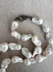 Long Baroque Pearl Necklace