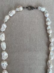 Long Baroque Pearl Necklace