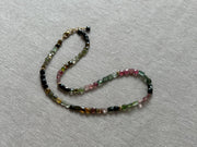 Tourmaline Necklace with Gold Accents