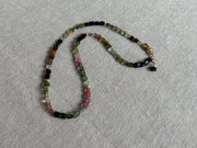 Tourmaline Necklace with Gold Accents