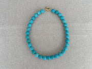 Turquoise Chunky Choker Necklace