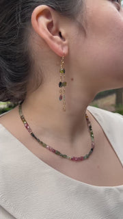 Tourmaline Dangle Earrings