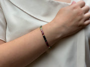 Tourmaline Bracelet with Gold Accents