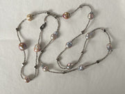 Baroque Pearl and Labradorite Necklace