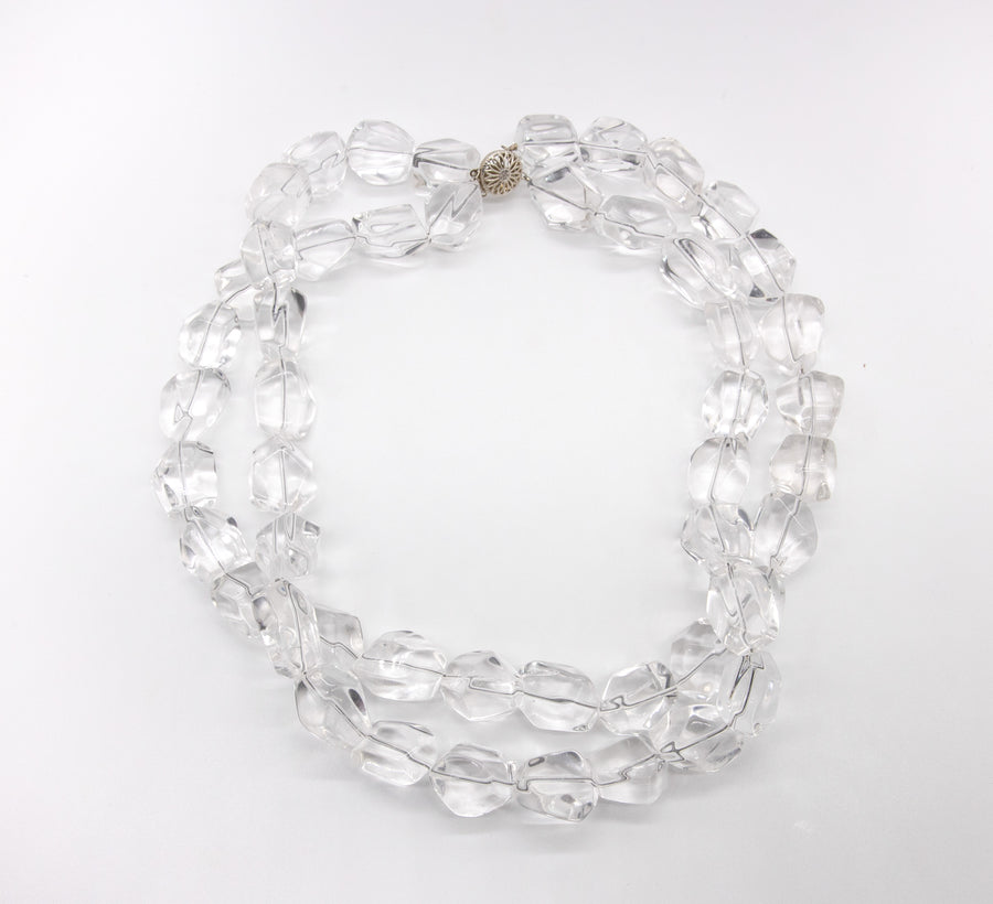 Clear Quartz Nuggets Necklace