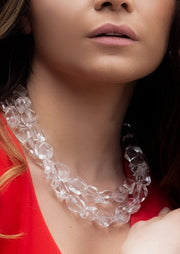 Clear Quartz Nuggets Necklace