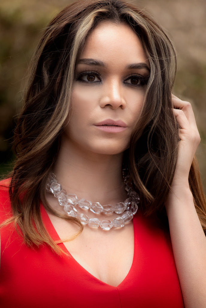 Clear Quartz Nuggets Necklace