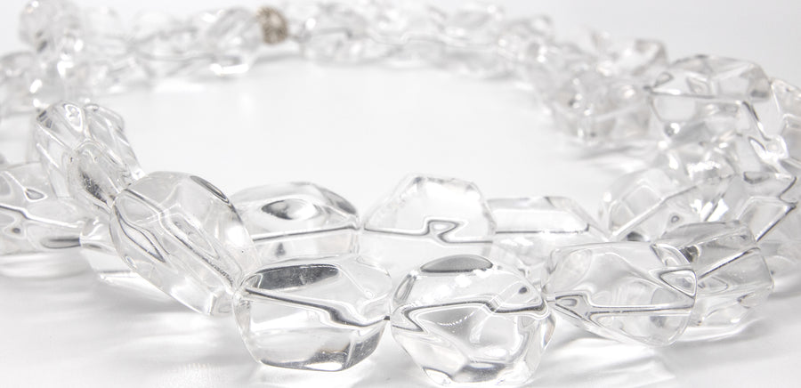Clear Quartz Nuggets Necklace