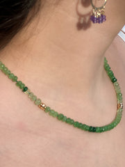 Tsavorite Ombre Necklace