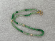Tsavorite Ombre Necklace