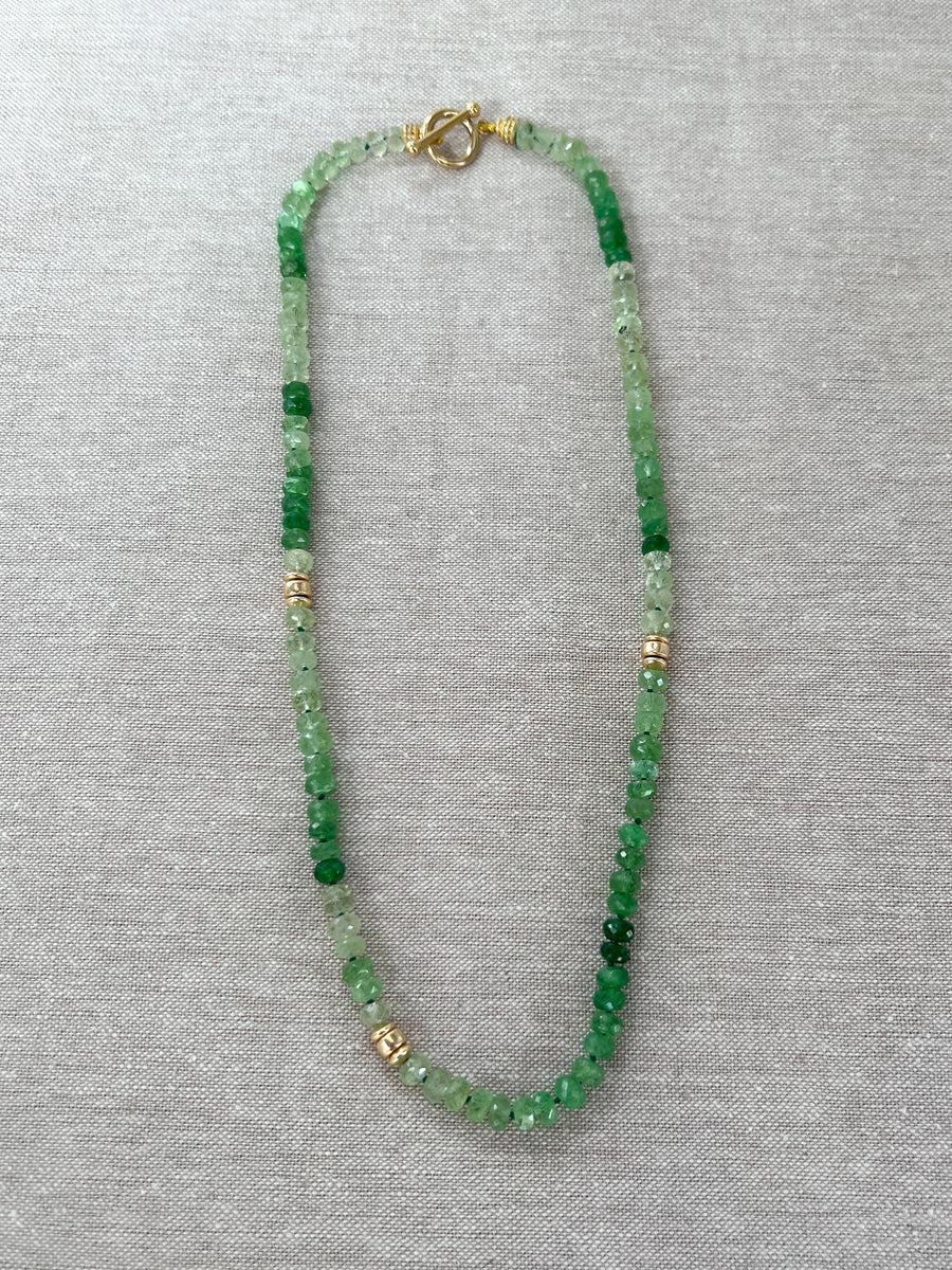 Tsavorite Ombre Necklace