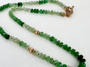 Tsavorite Ombre Necklace