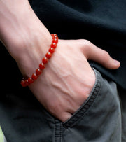 Carnelian_Bracelets,Men's_Bracelets,Corded_bracelets,Adjustable_bracelets,Carnelian,Gemstone_bracelets,Handmade_bracelet,Gifts_for_him,Father's_Day_Gifts,macrame_bracelet,Men's_jewelry,Orange_gemstone,Stacking_bracelet