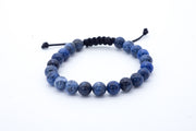 Men's Sodalite Corded Bracelet