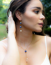 Chinoiserie Bead Necklace with Rice Pearls