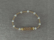 Crystal Bar Bracelet Gold and Silver