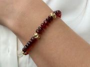 Natural_Gemstones,Garnets,Garnet_bracelet,AAAA_Garnets,Garnet_and_Gold,January_Birthstone,Birthstone_bracelet,Elegant_style,Handmade_bracelet,Red_gemstone,Mothers_Day_Gifts,Gift_She_Will_Love,Valentine_Jewelry