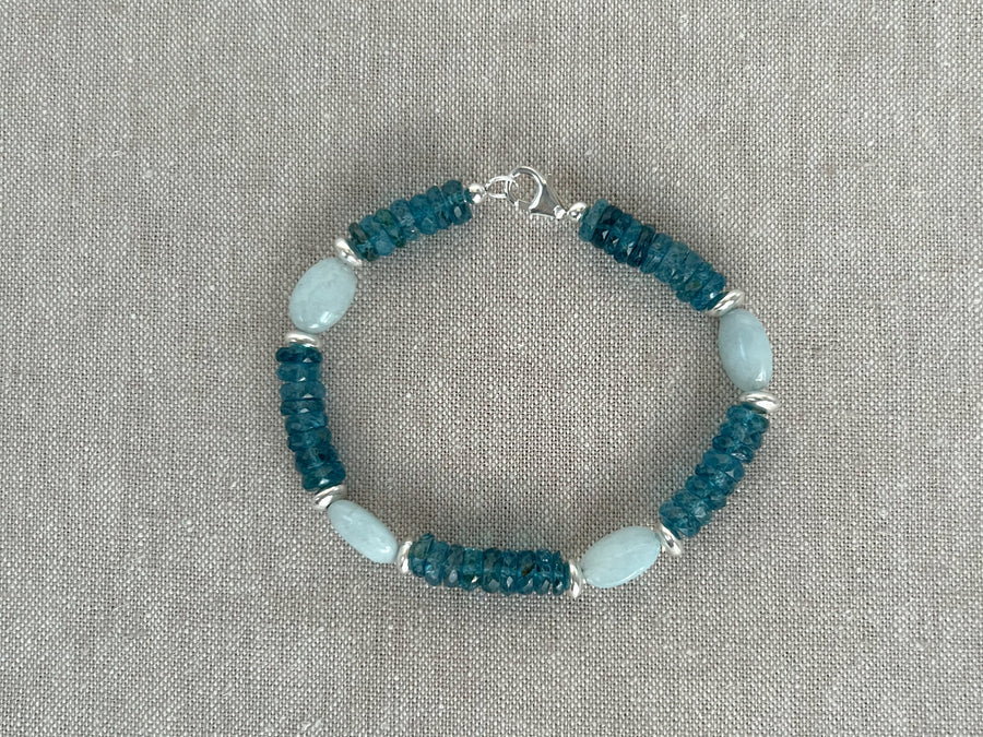 Swiss Blue Topaz Bracelet