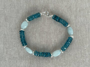 Swiss Blue Topaz Bracelet