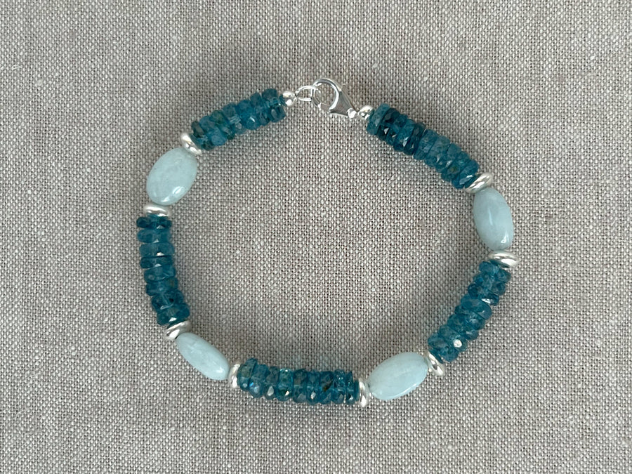 Swiss Blue Topaz Bracelet