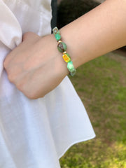 Chrysoprase Nuggets Bracelet