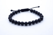 Black Adjustable Slide Bracelet