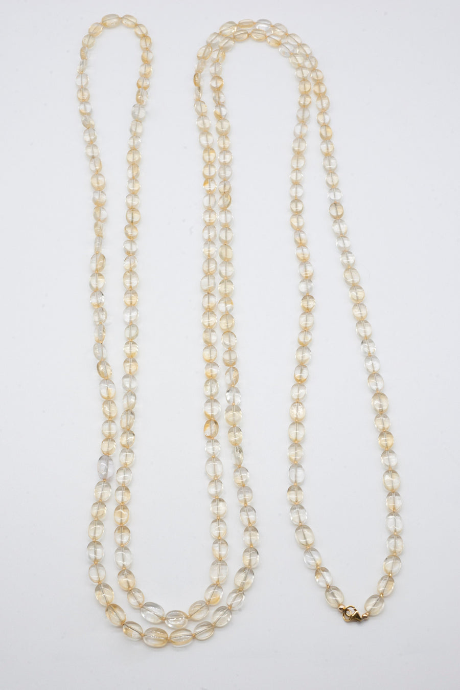 Long Citrine Necklace