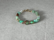 Chrysoprase Nuggets Bracelet
