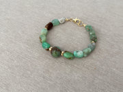 Chrysoprase Nuggets Bracelet