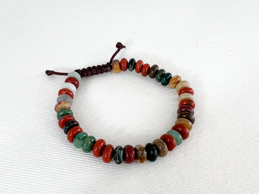 Men's Mixed Gemstone Bracelet