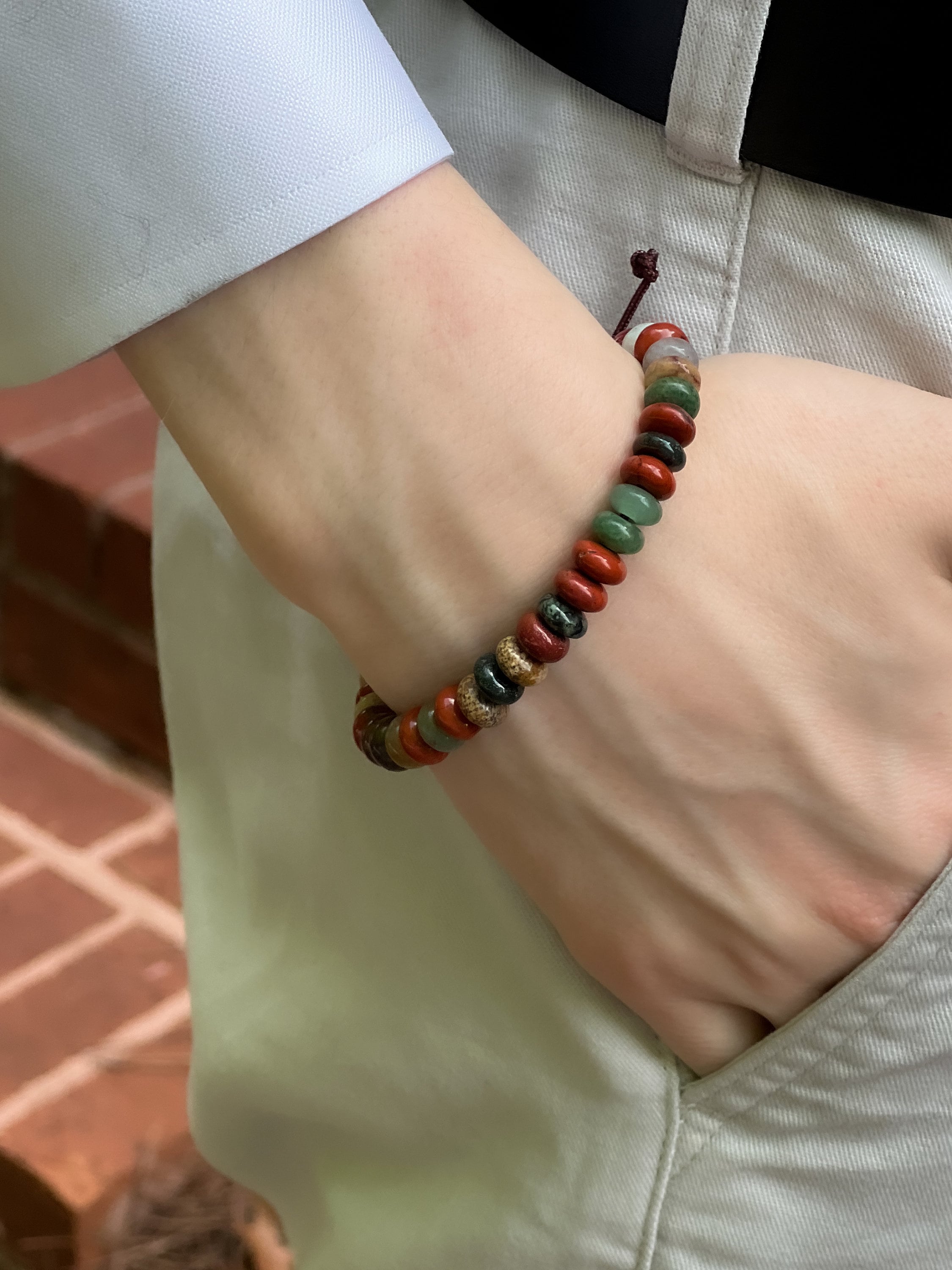 Gemstone_Bracelet,Mens_Bracelets,Mens_Gemstones,Multi_Gemstones,Multi_color_bracelet,Adjustable_Bracelet,Macrame_bracelet,handmade_bracelet,Gift_He_Will_Love,Fathers_Day_Gifts,Boho_Bracelets,Everyday_Bracelet,natural_gemstones