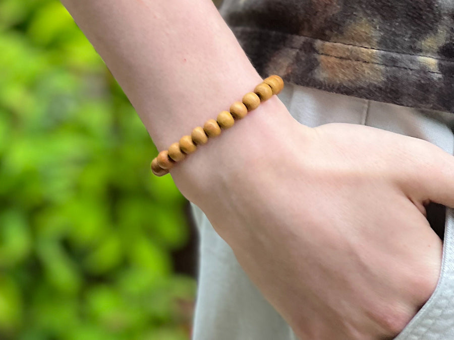 Sandalwood Stretch Men's Bracelet