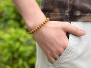 Sandalwood Stretch Men's Bracelet